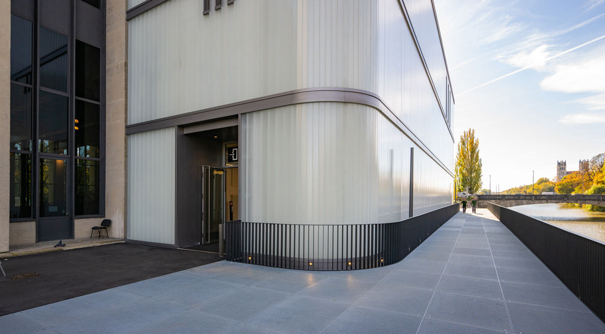 Deutsches Museum, Eingang, 3D Druck Fassade